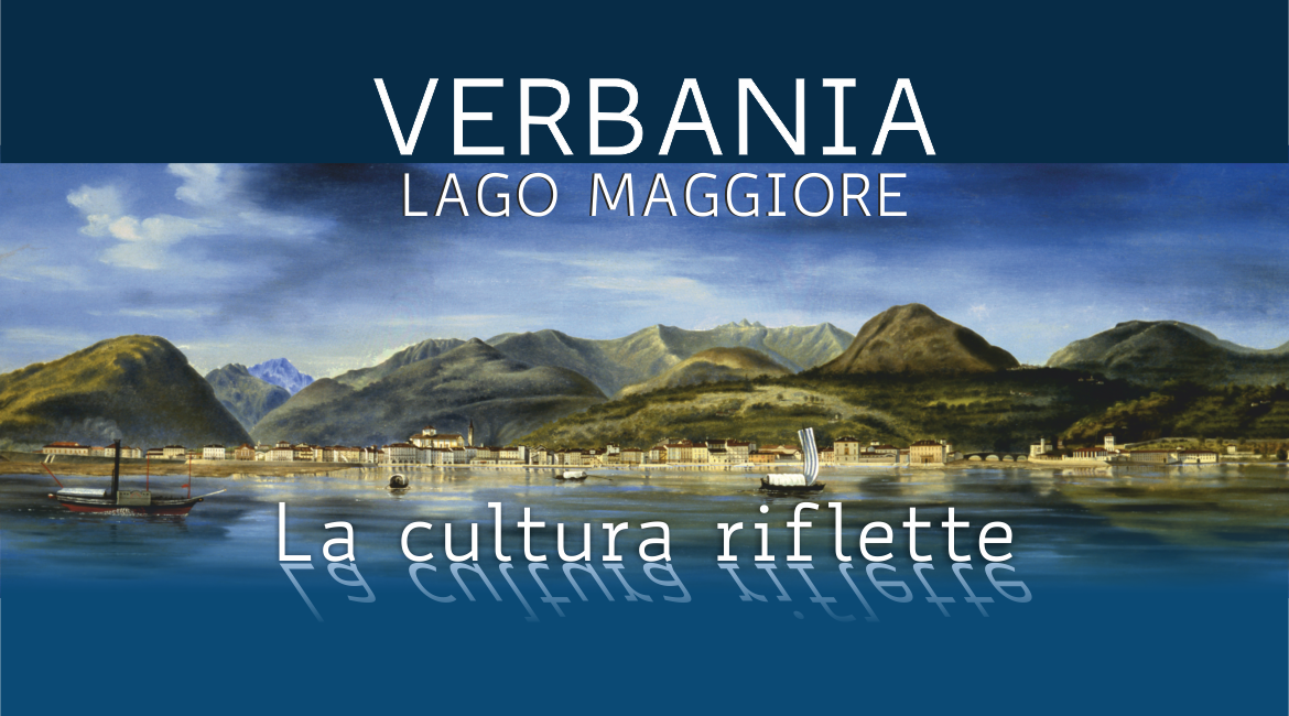 Immagine pittorica con veduta di Intra dal lago