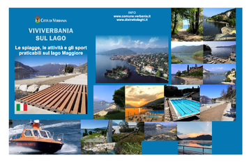 Depliant spiagge Vivi Verbania sul lago
