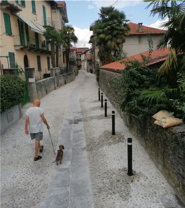 Riqualificazione via Isonzo con nuova pavimentazione lapidea