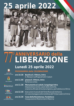 Immagine: 25 aprile 2022 manifesto