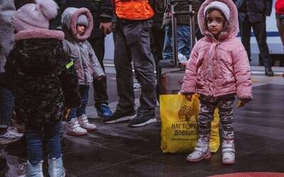 Immagine: bambini rifugiati