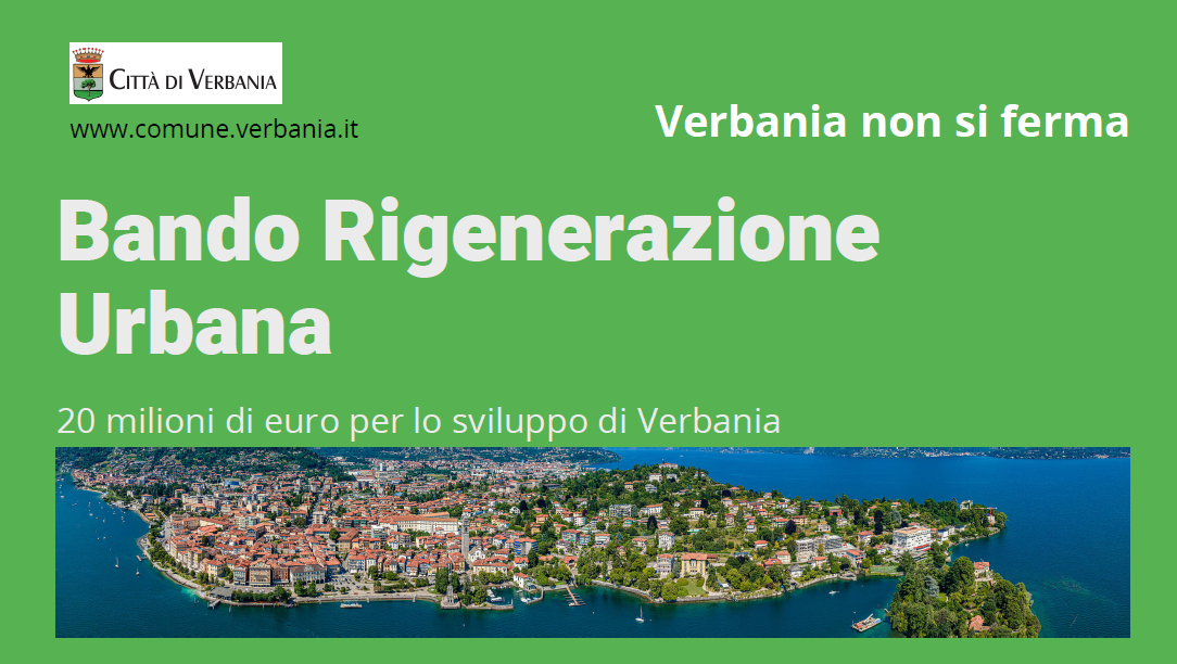 Immagine: Bando Rigenerazione Urbana Verbania