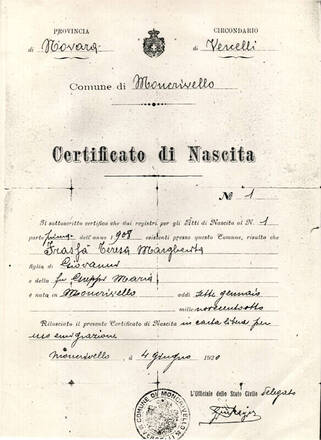 Certificati ed estratti di Stato Civile