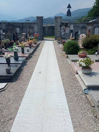 Al cimitero di Trobaso interventi di riqualificazione