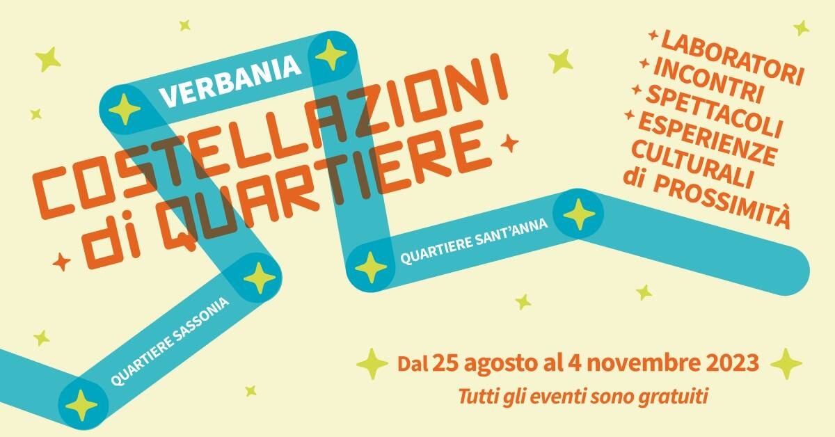 Immagine: costellazioni di quartiere 2023