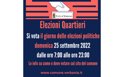 Immagine: elezioni quartieri 2022