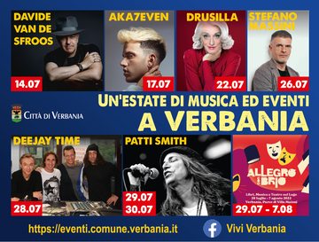 Una estate di eventi e concerti a Verbania. 