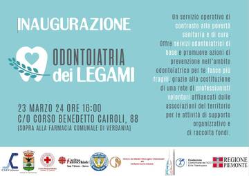 Inaugurazione ambulatorio di odontoiatria sociale