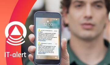 Test IT-Alert giovedì 14 settembre alle ore 12.00