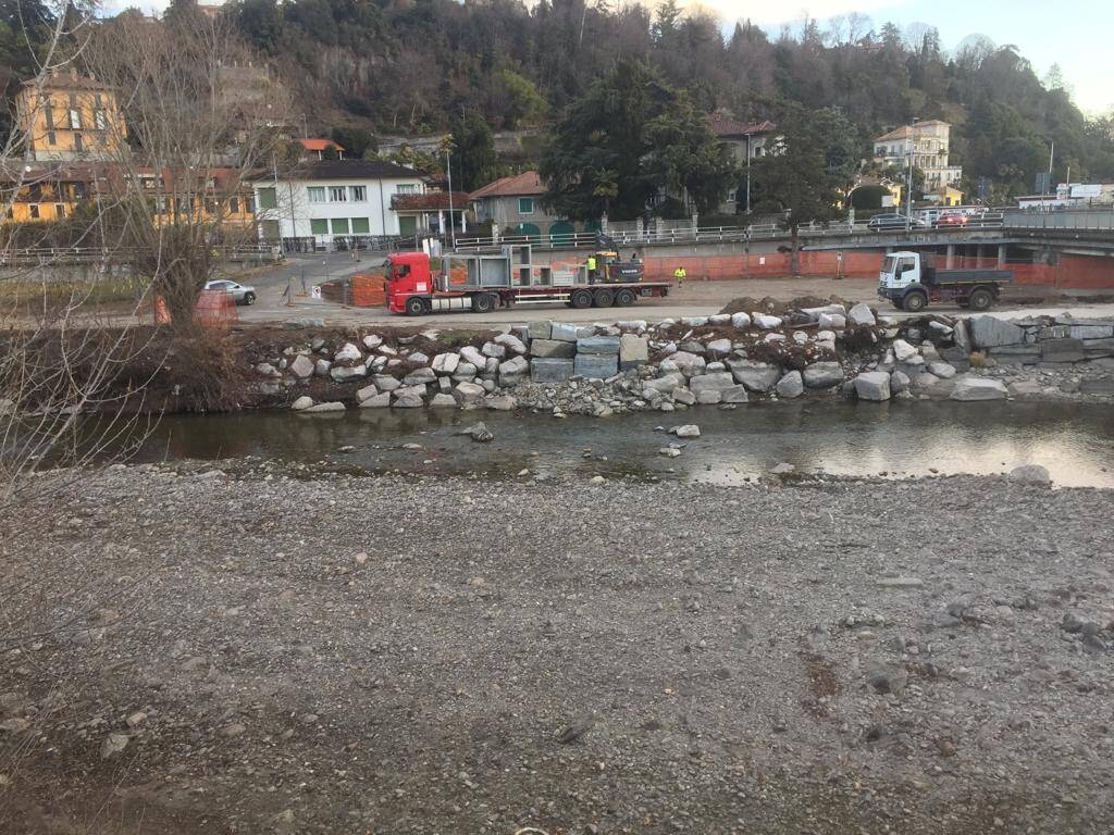 Immagine: lavori scolmatore fiume san giovanni