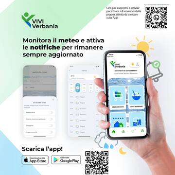 Immagine: Locandina App Vivi Verbania