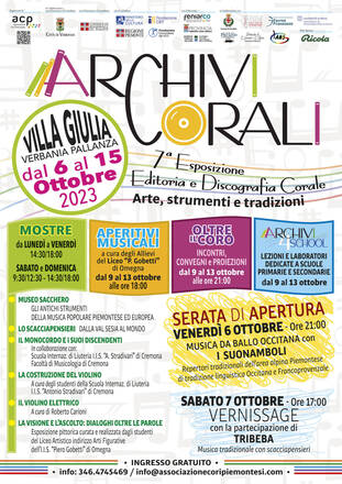 Immagine: Locandina ARCHIVI_CORALI
