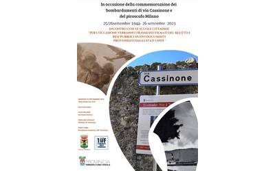Immagine: Locandina commemorazione via Cassinone 26.09.2023