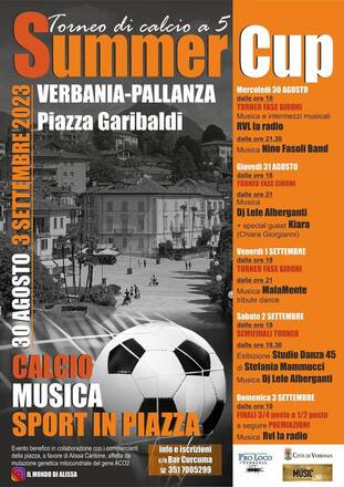 Immagine: Locandina Summer Cup 2023