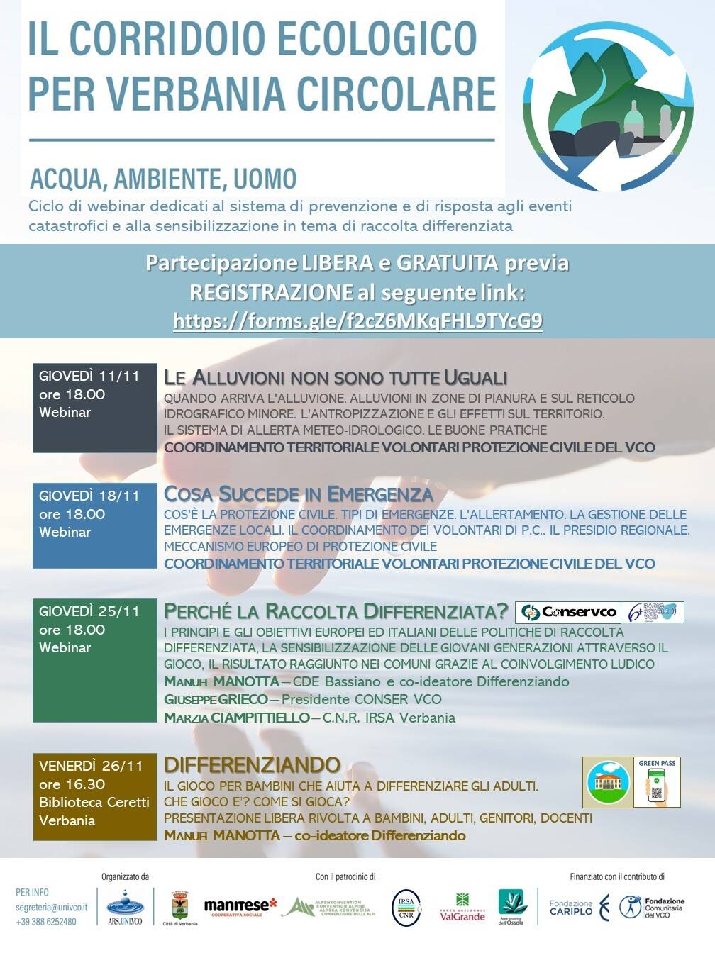 Immagine: Locandina webinarCorridoio_Ecologico-nov21