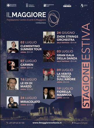 Immagine: Manifesto il Maggiore stagione estiva 2023