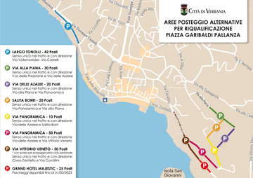 Immagine: Mappa parcheggi Pallanza