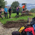 Immagine: parco filo blu costruzione