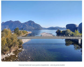 Ponte ciclo pedonale sul torrente San Bernardino