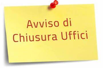 Ufficio tributi chiuso il 4 agosto