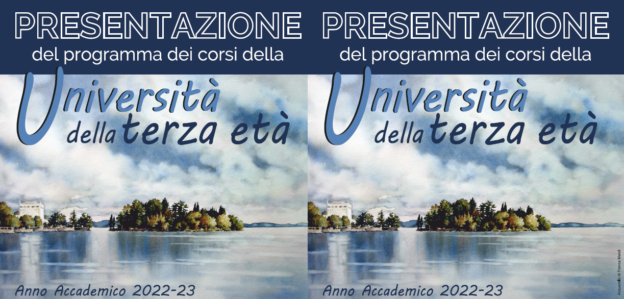 Immagine: UNiversità terza età 2022 2023
